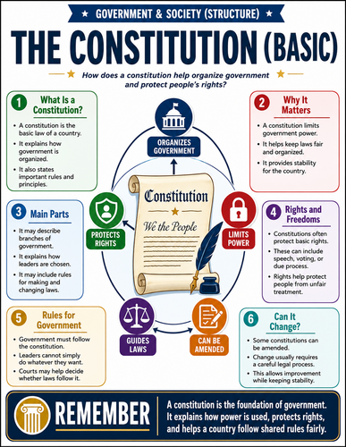 The Constitution I Infographic
