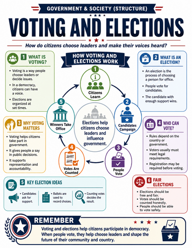 Voting and Elections I Infographic