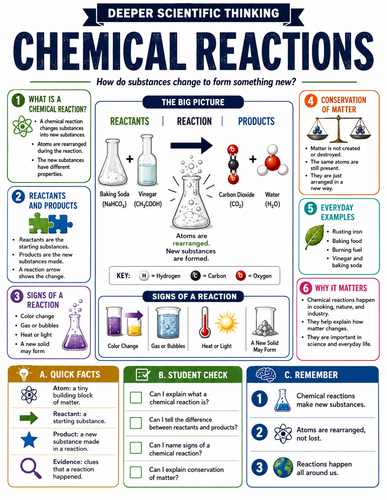 Chemical Reactions I Infographic