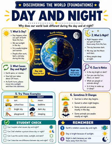 Day and Night I Infographic