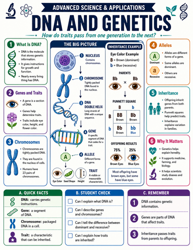 DNA and Genetics I Infographic