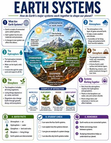 Earth Systems I Infographic