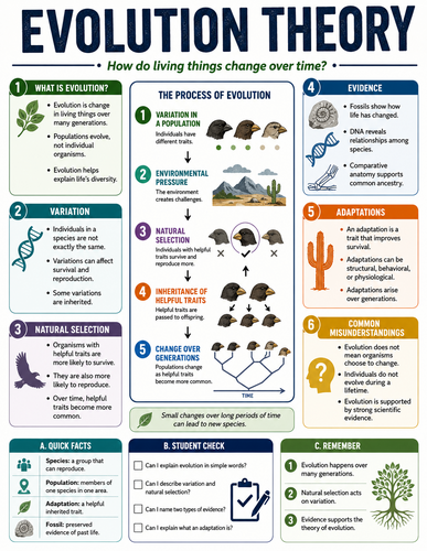 Evolution Theory I Infographic