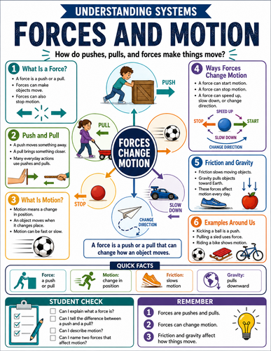 Forces and Motion I Infographic