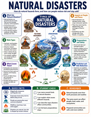 Natural Disasters I Infographic