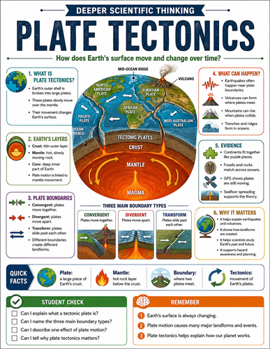 Plate Tectonics I Infographic