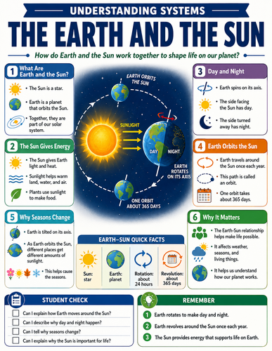 The Earth and the Sun I Infographic