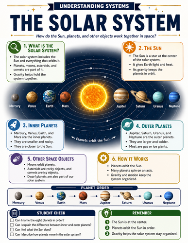 The Solar System I Infographic