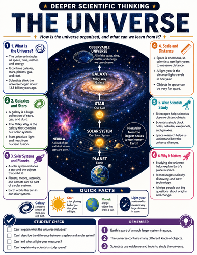 The Universe I Infographic