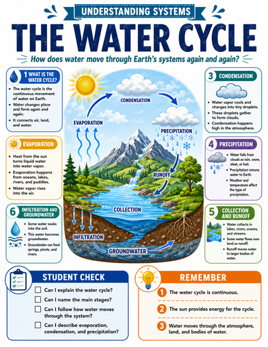 The Water Cycle I Infographic