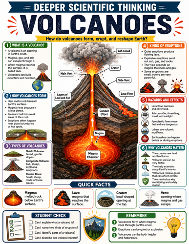Volcanoes I Infographic