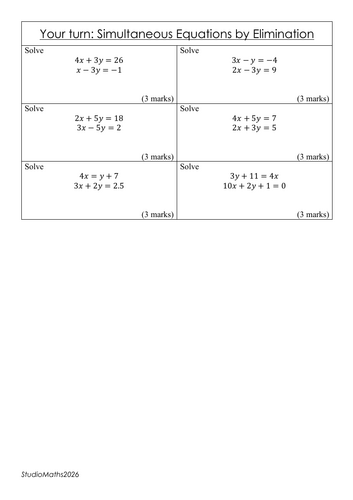 IGCSE & GCSE Working with Simultaneous Equations ~ Worded questions