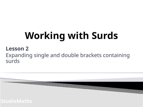 IGCSE & GCSE Working with Surds - Expanding Brackets