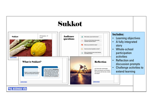 Sukkot Assembly | KS1 & KS2 | Updated for 2026-27