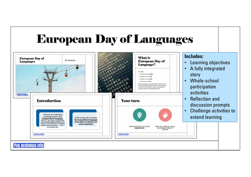 European Day of Languages Assembly | KS1 & KS2 | Updated for 2026-27
