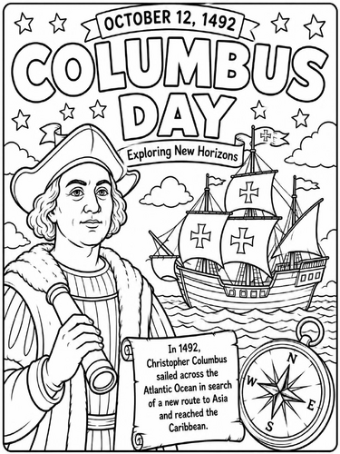 Columbus Day Poster