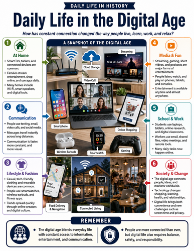 Daily Life in the Digital Age I Infographic