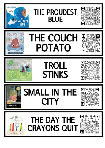 Year 2 QR Code Audio Books