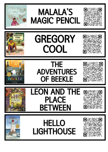 Year 3 QR Code Audio Books
