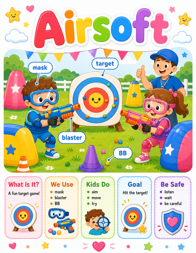 Airsoft I Preschool I Infographic