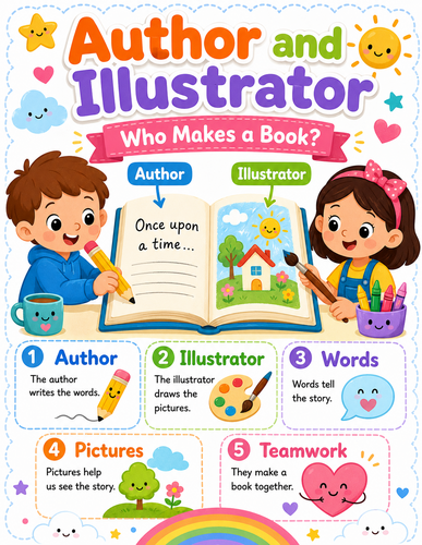 Author and Illustrator I Preschool I Infographic