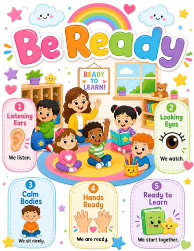 Be Ready I Preschool I Infographic