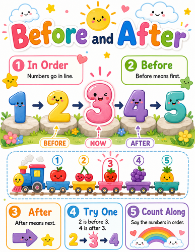 Before and After I Preschool I Infographic