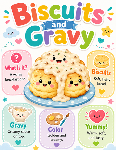 Biscuits and Gravy I Preschool I Infographic