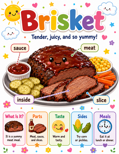 Brisket I Preschool I Infographic