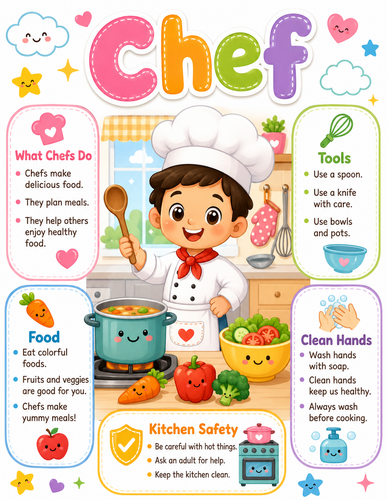 Chef I Preschool I Infographic