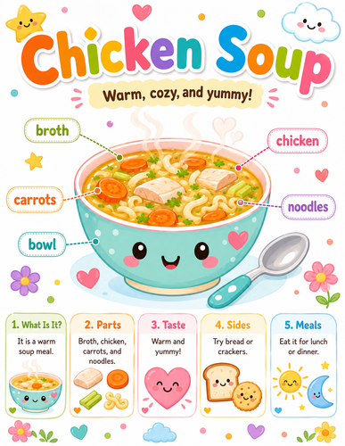 Chicken Soup I Preschool I Infographic