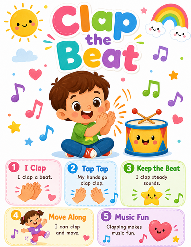 Clap the Beat I Preschool I Infographic