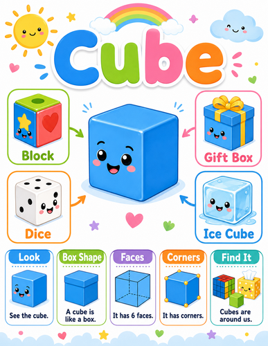 Cube I Preschool I Infographic