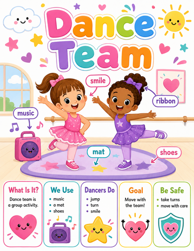 Dance Team I Preschool I Infographic