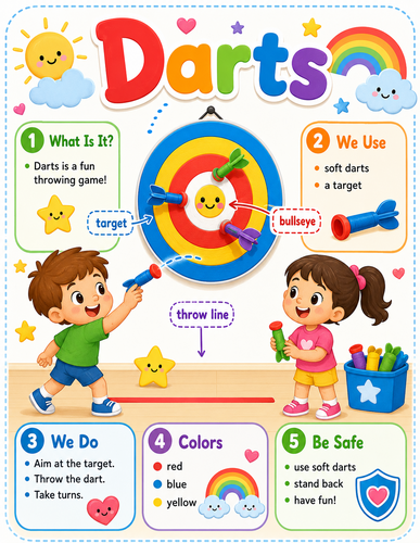 Darts I Preschool I Infographic