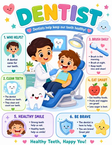 Dentist I Preschool I Infographic