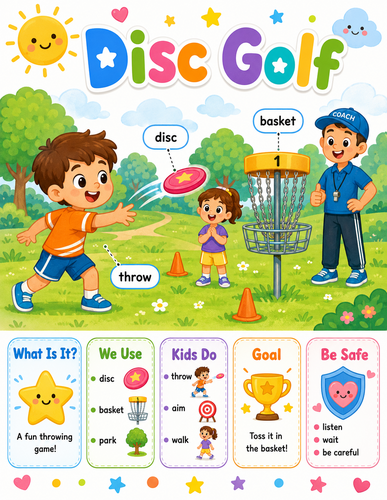 Disc Golf I Preschool I Infographic
