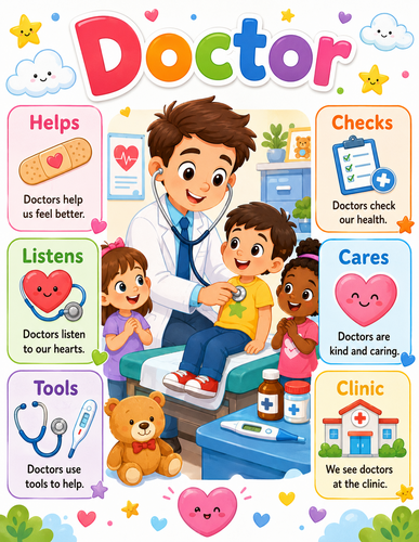 Doctor I Preschool I Infographic