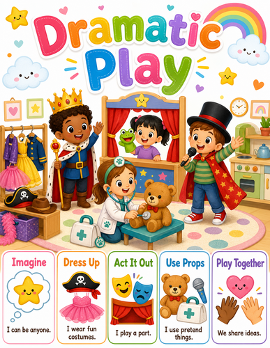 Dramatic Play I Preschool I Infographic