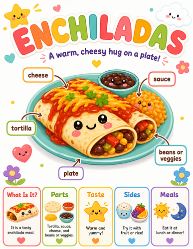 Enchiladas I Preschool I Infographic