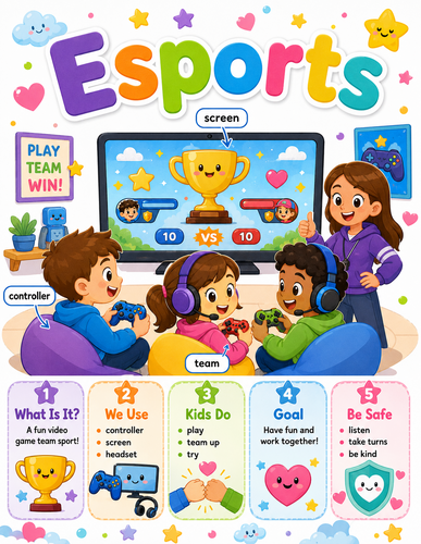Esports I Preschool I Infographic