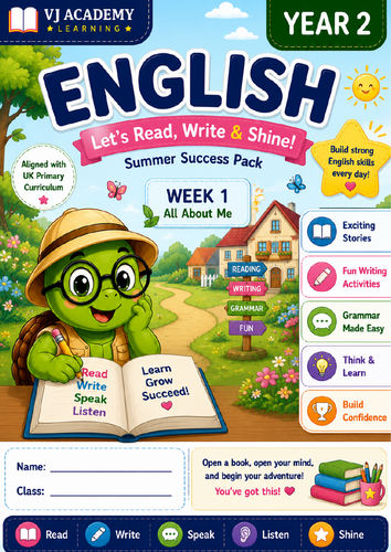 Year 2 Essential Skills Booster | Complete Cross-Curricular Activity Pack