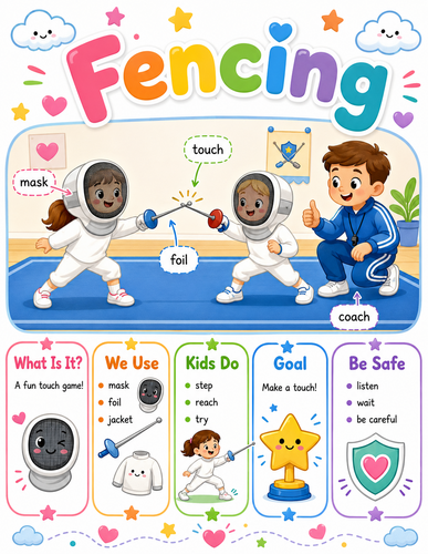 Fencing I Preschool I Infographic