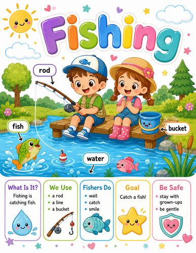 Fishing I Preschool I Infographic