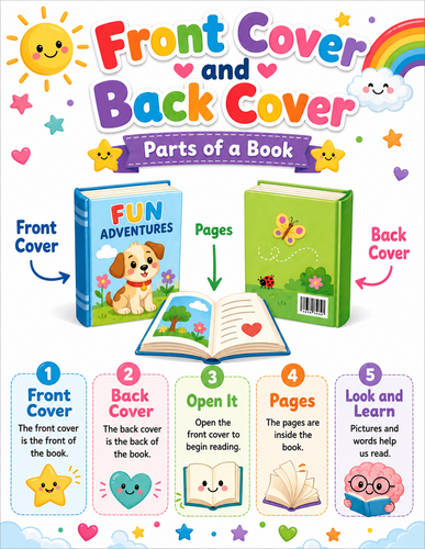 Front Cover and Back Cover I Preschool I Infographic