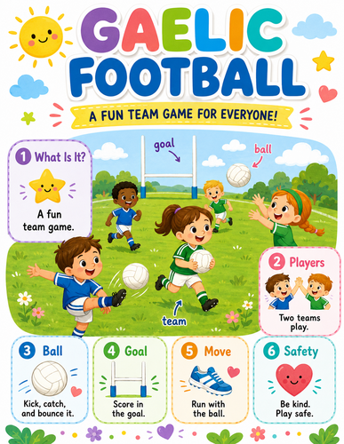 Gaelic Football I Preschool I Infographic