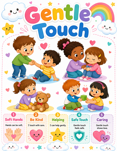 Gentle Touch I Preschool I Infographic