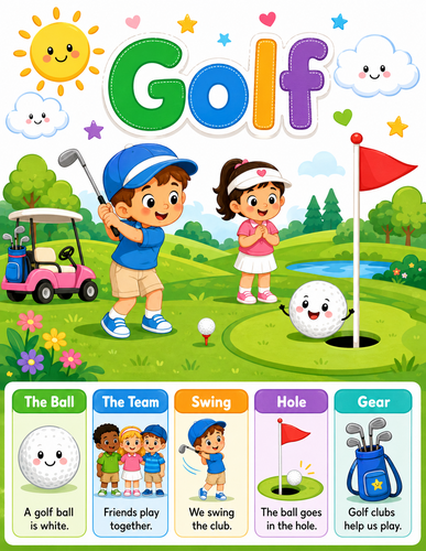 Golf I Preschool I Infographic