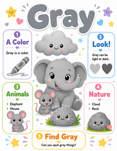 Gray I Preschool I Infographic