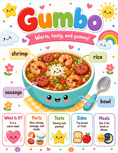 Gumbo I Preschool I Infographic